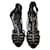 Le Silla Heeled sandal with platform Black Nubuck  ref.631573