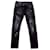 Philipp Plein 2019 Limited Edition Slim Fit B.I.T.C.H Used Look Worn out Effect Jeans Black Cotton  ref.631579