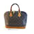 Louis Vuitton ALMA PM MONOGRAM Brown Leather  ref.631600