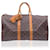 Louis Vuitton Keepall de lona con monograma marrón 45 Bolsa de viaje Castaño Lienzo  ref.631618