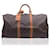 Louis Vuitton Keepall de lona con monograma vintage 50 Bolsa de viaje de lona Castaño Lienzo  ref.631639