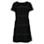 Tory Burch Kurzärmliges schwarzes Kleid mit runden Nieten  ref.631667