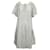 Autre Marque White Linen Loose Fitting Dress  ref.631685