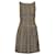 Classique Chanel Robe en tweed bordeaux/marron  ref.631756