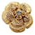 * Bague pour femme Chanel Camellia GP Non. 12 Plaqué or  ref.631815