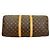 Sofia Coppola Louis Vuitton Keepall Boston 45 Marrone Beige Tela - vista 4