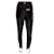 Amina Muaddi X Wolford Black Leather Leggings Polyester  ref.632023