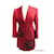 Moschino Cheap And Chic Skirt suit Dark red  ref.632067