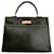 Kelly Hermès Handbags Black Leather  ref.632101
