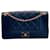 Diana Chanel Handbags Navy blue Leather  ref.632282
