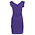 VESTIDO fruncido Diane Von Furstenberg de poliéster violeta Púrpura  ref.632304
