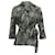 Diane Von Furstenberg Quarter Sleeve Wrap Top in Navy Blue Silk  ref.632324