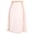 Burberry Paneled Midi Skirt in Cream Silk White  ref.632346