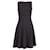 Joseph Sleeveless Skater Dress in Black Viscose Cellulose fibre  ref.632348