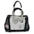 Große D-Light-Tasche aus Dior-Patchwork-Denim-Segeltuch in Grau und Schwarz  ref.632462