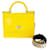 Dolce & Gabbana Jaune Pvc Miss Sicile Jelly Top Handle Bag Cuir  ref.632480