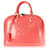 Louis Vuitton Rose Litchi Monogram Vernis Alma Pm  Pink  ref.632503