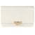 Wallet On Chain Cartera Chanel Gold Metallic Lizard Golden Class con cadena Blanco  ref.632568