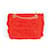 Chanel Red Frayed Tweed '' Flap Bag  ref.632595