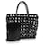 Dior Black Woven Leather Large Lady  Bag  ref.632600