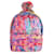 Sac à dos en tissu imprimé foulard rose et multicolore Chanel Cuir  ref.632623