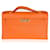Hermès Hermes Orange H Swift Kelly Pochette Ghw Arancione  ref.632646