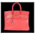 Hermès Hermes Edición Limitada Rose Jaipur & Gold Epsom Candy Birkin 35 GHW Roja Cuero  ref.632703