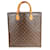 Bolso de lona Monogram de Louis Vuitton Plat Castaño  ref.632739