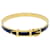 Hermès HERMES Belt motif Bracelet Blue Auth ar7374 Metal  ref.632844