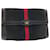 GUCCI PARFUMS Bolso clutch Sherry Line Ante Negro Rojo Azul marino Auth am1160S Roja Suecia  ref.633069