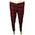 Soeur Sister tartan trousers Black Red Polyester Viscose  ref.633080