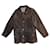 talla de chaqueta de ante burberry 54 Marrón oscuro Gamuza  ref.633088