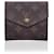 Louis Vuitton Vintage Monogram Canvas Compact lined Flap Wallet Brown Cloth  ref.633089