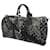 Louis Vuitton Black Monogram Tapestry Keepall Bandouliere 50 Cloth Cloth  ref.633102