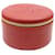 CHANEL Caviar Skin Pouch Leder Rot CC Auth am438BA  ref.633299