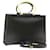 Céline CELINE Hand Bag 2way Black Gold Tone Auth am354b Leather  ref.633322
