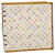 LOUIS VUITTON Monogram Multicolore Vendredi Note Cover Book White LV Auth am474BA Blanc  ref.633343