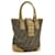 FENDI Zucca Canvas Hand Bag Beige Black Auth am2612S Cloth  ref.633438