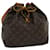 LOUIS VUITTON Monogram Petit Noe Shoulder Bag M42226 LV Auth tp409 Cloth  ref.633456