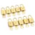 Louis Vuitton padlock 10set Padlock Gold Tone LV Auth am1294g Metal  ref.633478