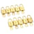 Louis Vuitton padlock 10set Padlock Gold Tone LV Auth am1297g Metal  ref.633481