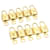 Cadeado Louis Vuitton 10definir Cadeado Gold Tone LV Auth am1302g Metal  ref.633485