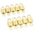 Louis Vuitton padlock 10set Padlock Gold Tone LV Auth am1303g Metal  ref.633486