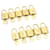 Louis Vuitton padlock 10set Padlock Gold Tone LV Auth am1354g Metal  ref.633500