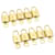 Louis Vuitton padlock 10set Padlock Gold Tone LV Auth am1358g Metal  ref.633503
