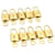 Louis Vuitton padlock 10set Gold Tone LV Auth am1425g Metal  ref.633524
