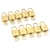 Louis Vuitton padlock 10set Padlock Gold Tone LV Auth am1452g Metal  ref.633537