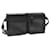 FENDI Zucca Leather Waist Bag Leather Black Auth am1321S  ref.633687