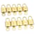 Louis Vuitton padlock 10set Gold Tone LV Auth am1898g Metal  ref.633760