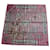 quadrado Hermès rosa 90x90 Seda  ref.633853